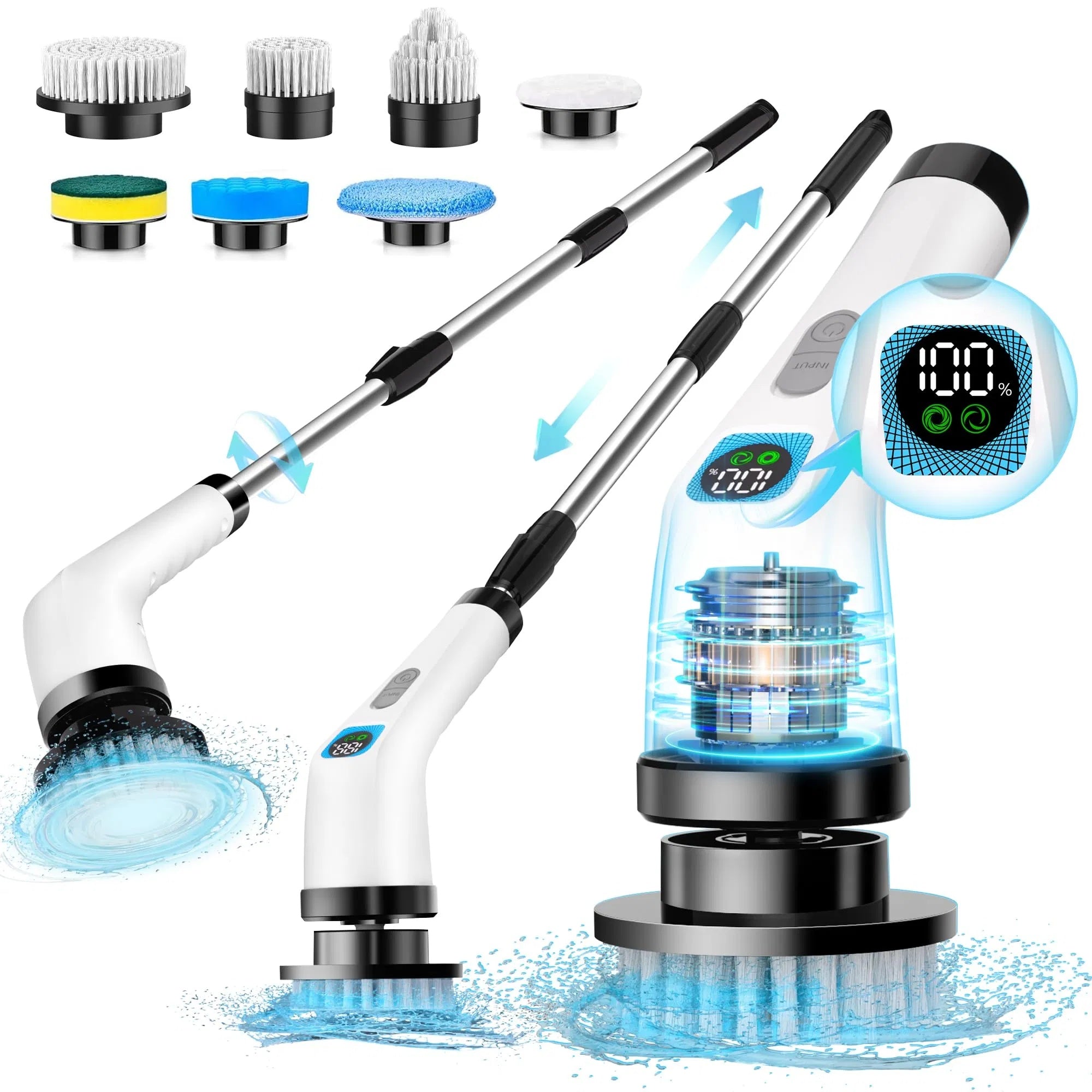 7 in 1 Electric Spin Scrubber For Cleaning