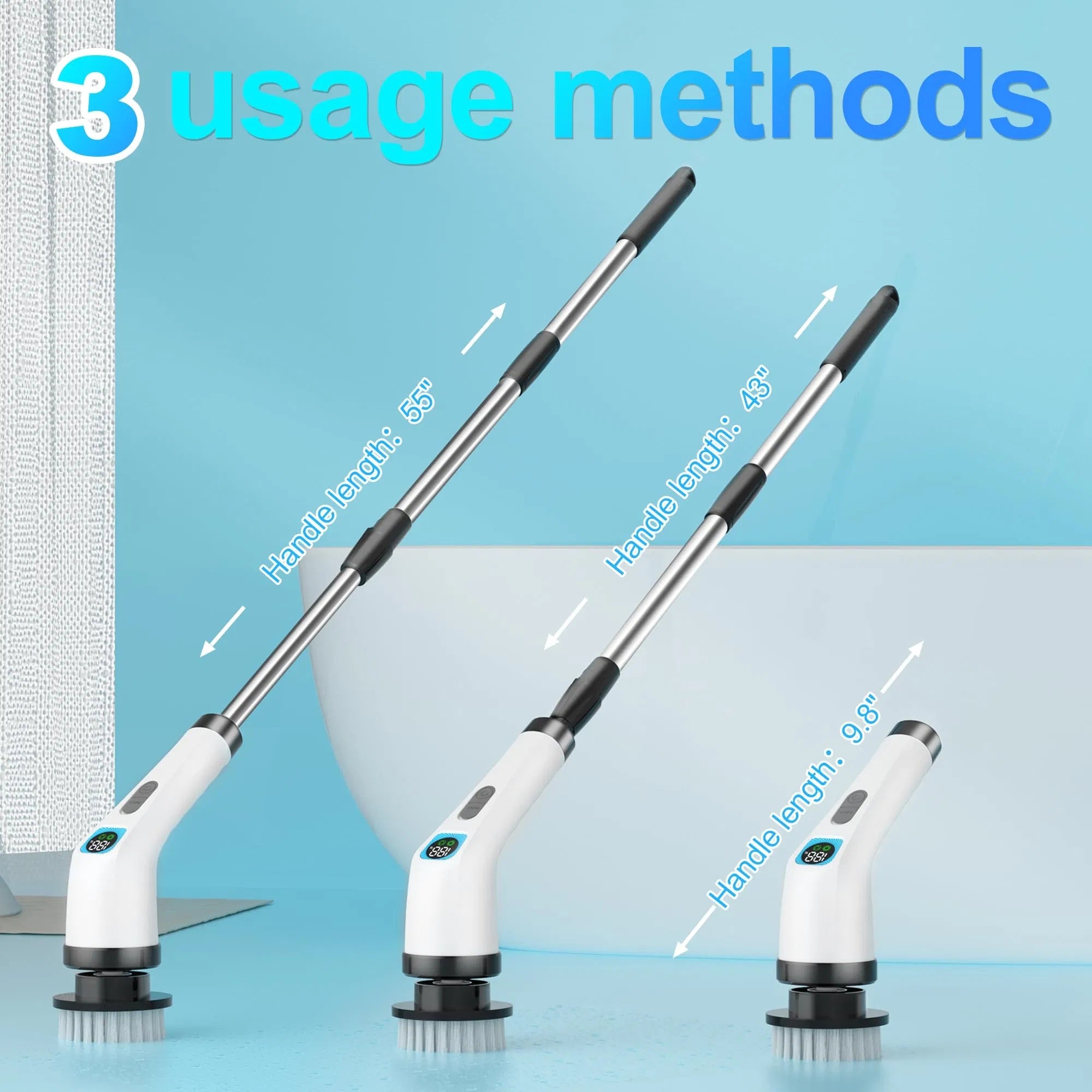 7 in 1 Electric Spin Scrubber For Cleaning