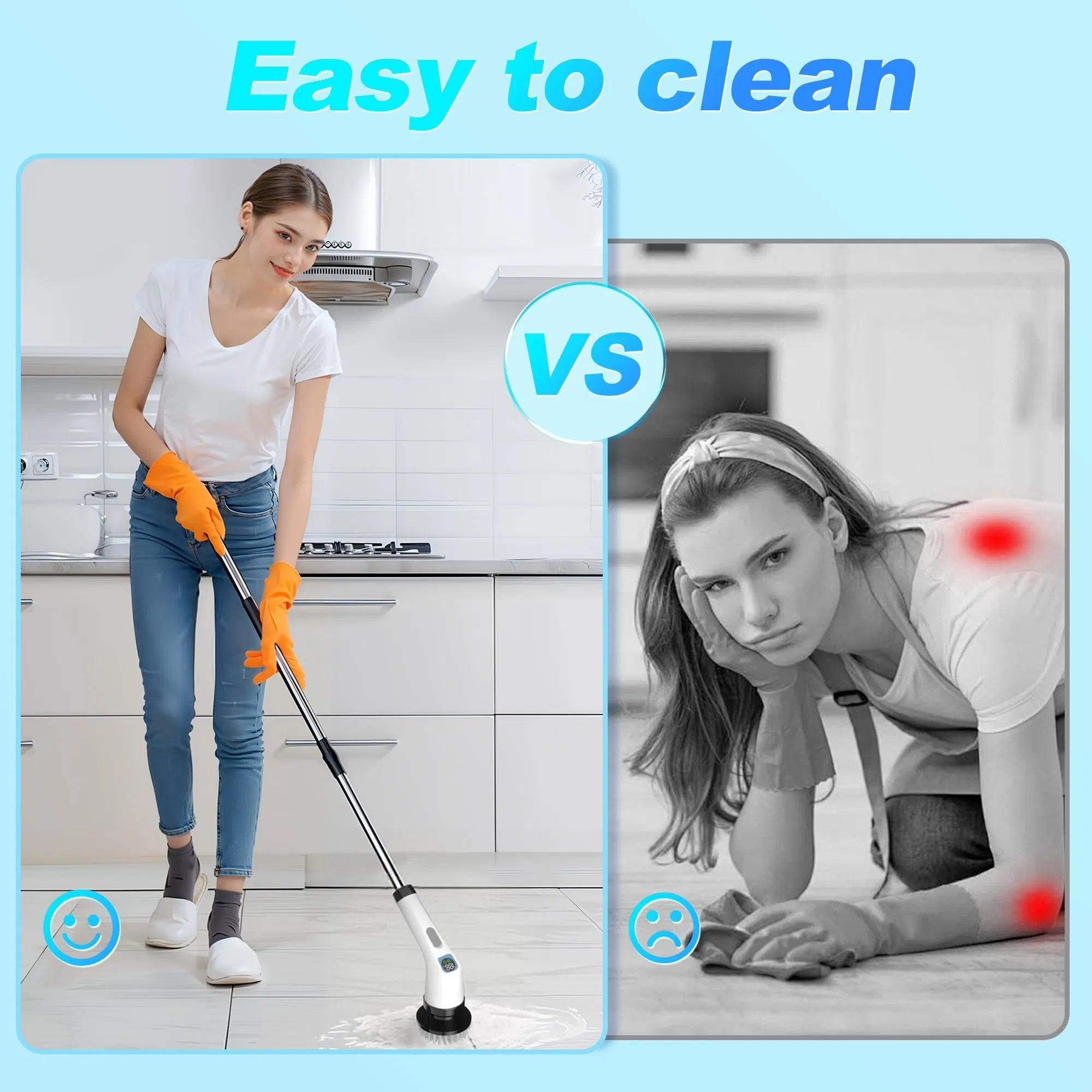 7 in 1 Electric Spin Scrubber For Cleaning