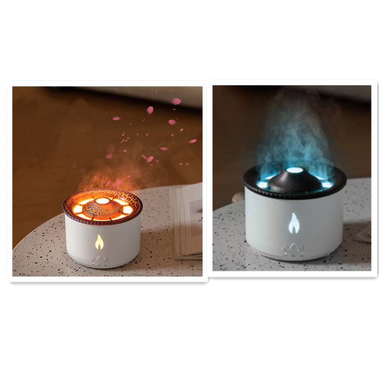 Humidifier in the form of a Volcano