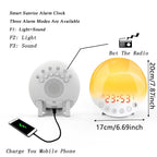 Alarm clock with simulated dawn