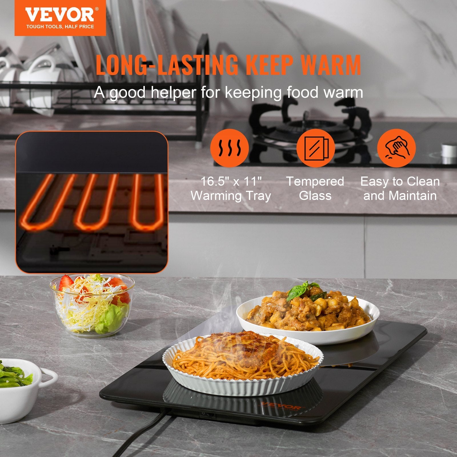 Electric Food Warming Tray