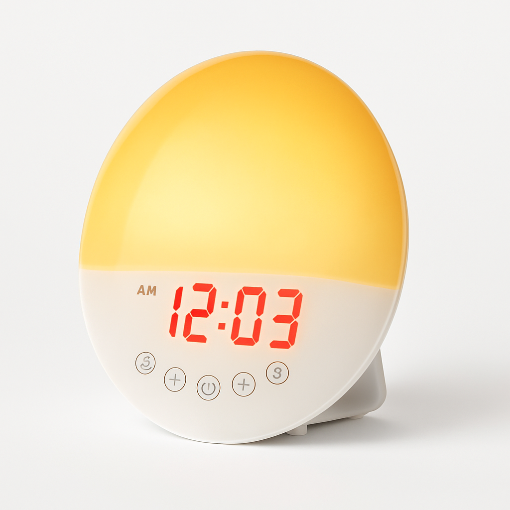 Alarm clock with simulated dawn