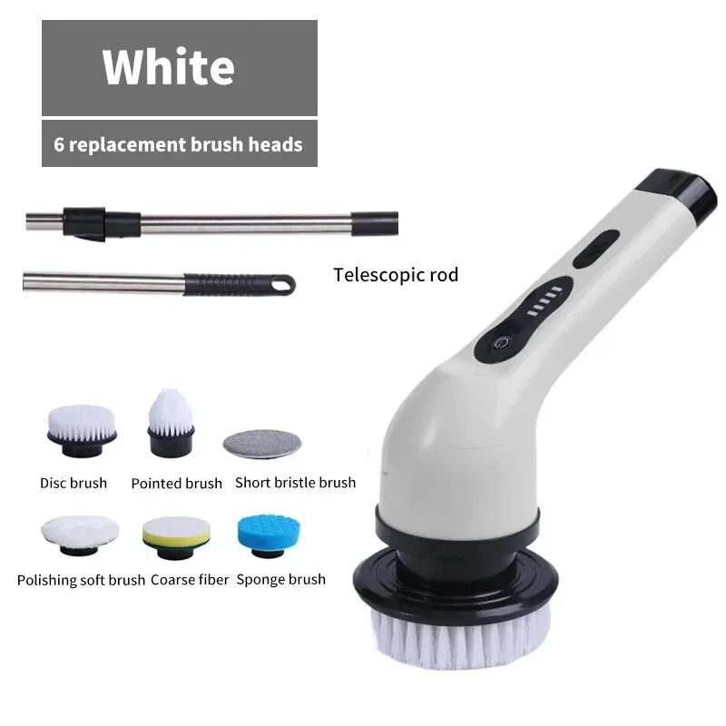 7-in-1 Electric Spin Scrubber Kit