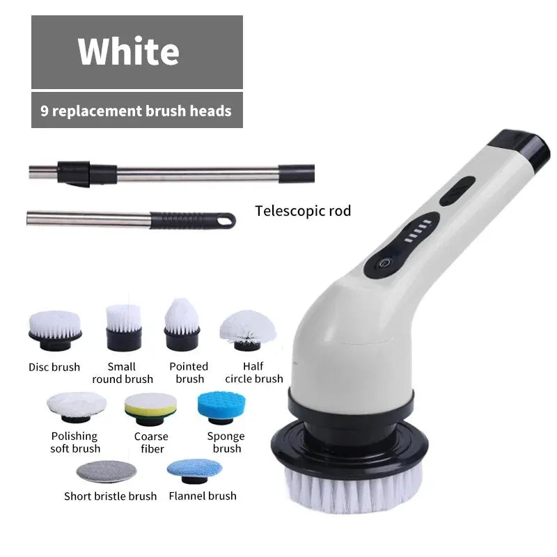 7-in-1 Electric Spin Scrubber Kit