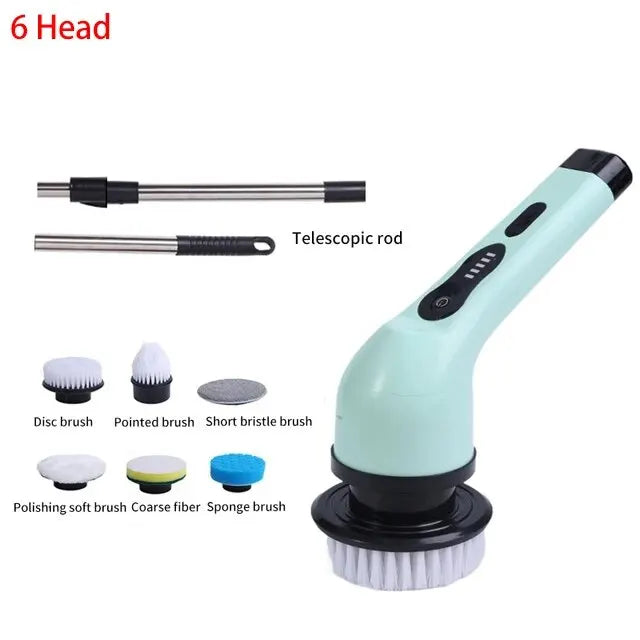 7-in-1 Electric Spin Scrubber Kit