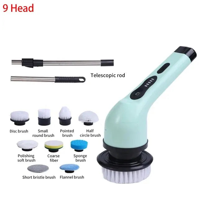 7-in-1 Electric Spin Scrubber Kit