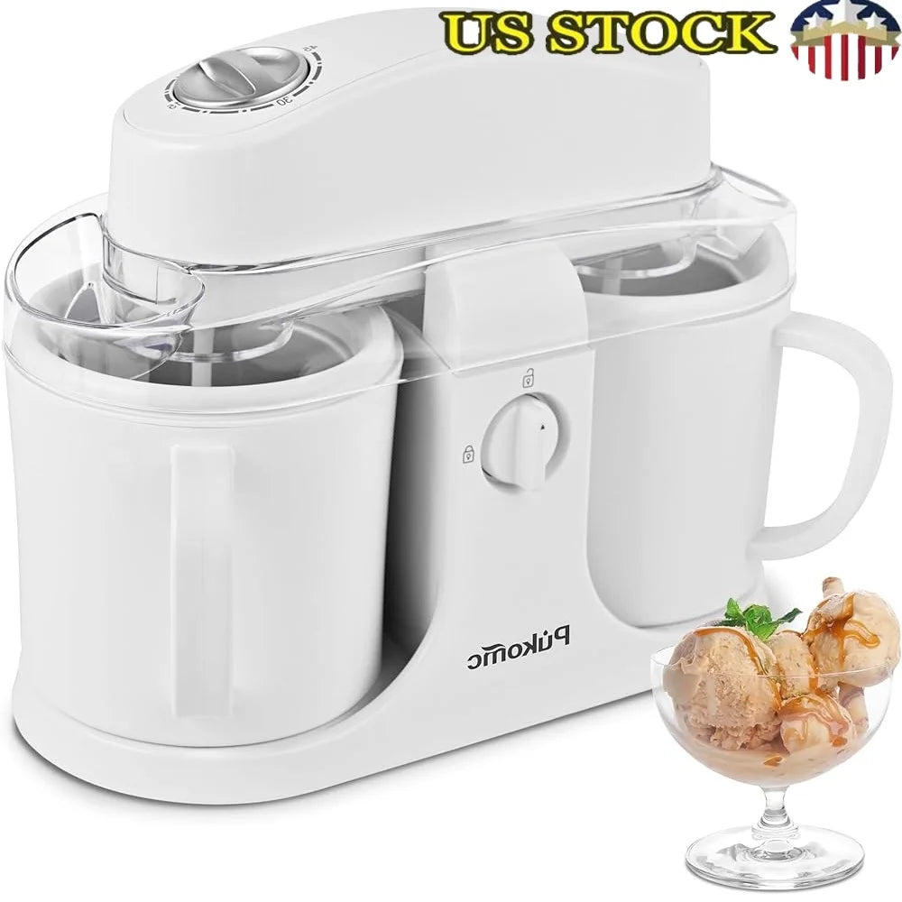 2 in 1 Household Ice Cream Machine