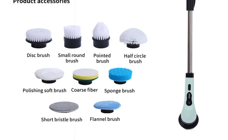 7-in-1 Electric Spin Scrubber Kit