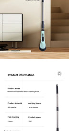 7-in-1 Electric Spin Scrubber Kit