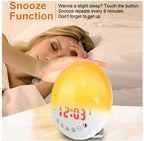Alarm clock with simulated dawn
