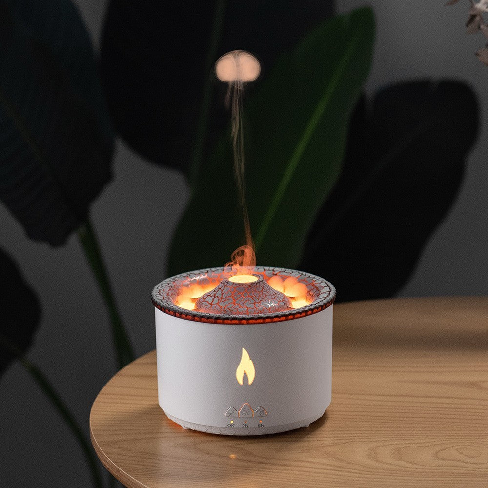 Humidifier in the form of a Volcano