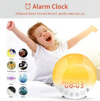 Alarm clock with simulated dawn