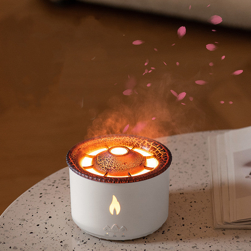 Humidifier in the form of a Volcano